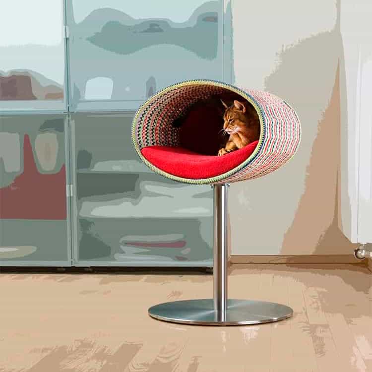 Classy cat tree RONDO Stand Crochet